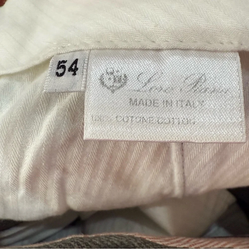 Loro Piano Trousers 100% Cotton in Grey